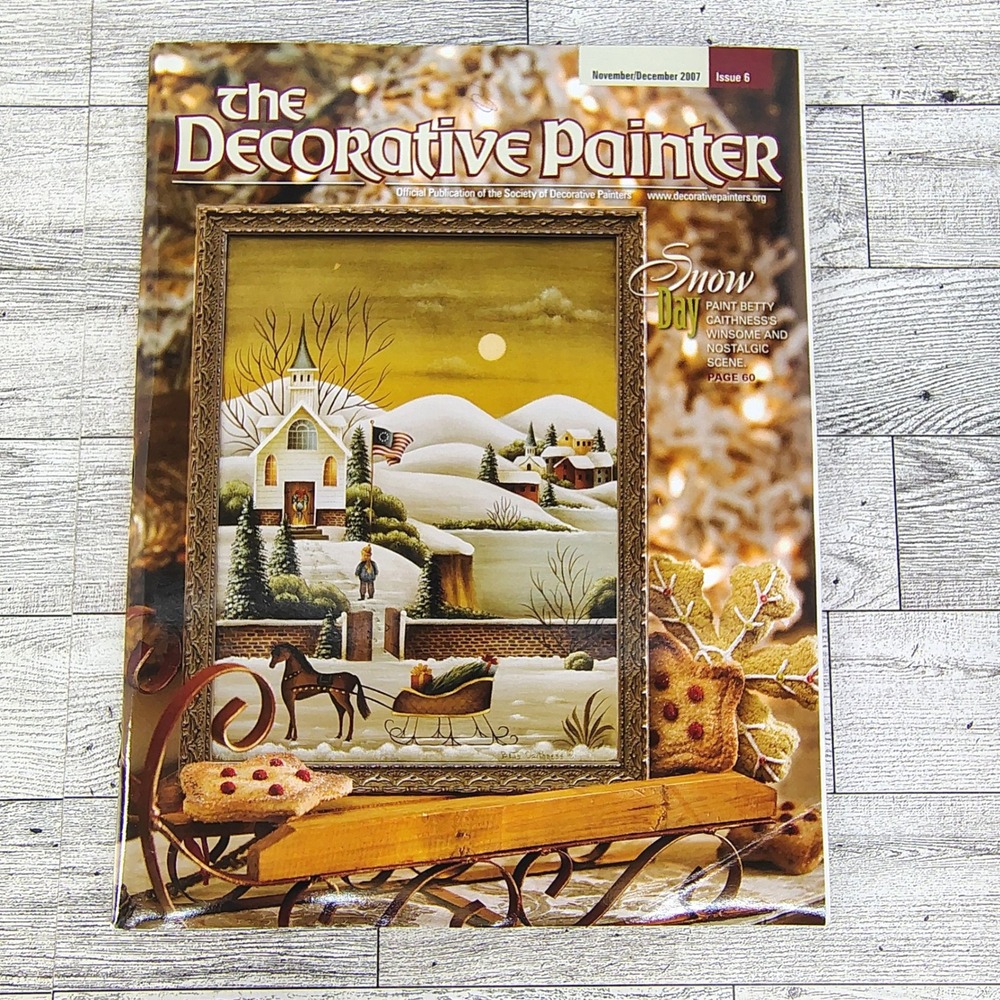 The Decorative Painter‎ Magazine Nov/Dec 2018 Tole Painting Art Craft Patterns